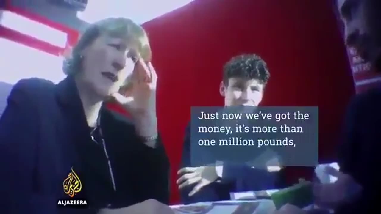 Live footage of a British politician accepting an Israeli bribe. She has now resigned.