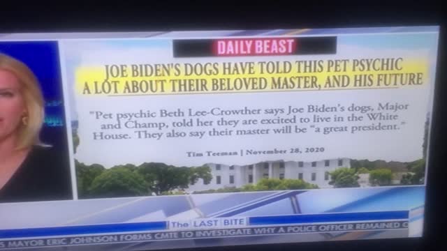 Joe Biden dog bites man