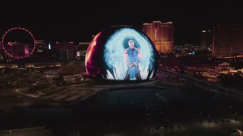 Mortal combat takes over Las Vegas Sphere