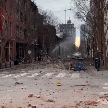 Footage Emerges From Christmas Day Terrorist Attack In Nashville