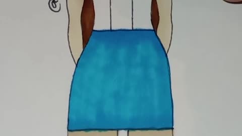 Matilda Inspired Fashion Illustration