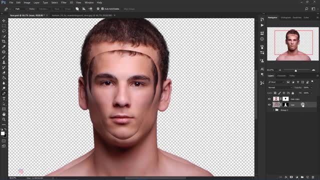 Design master Photoshop detailed tutorial: how to separate faces