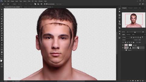 Design master Photoshop detailed tutorial: how to separate faces