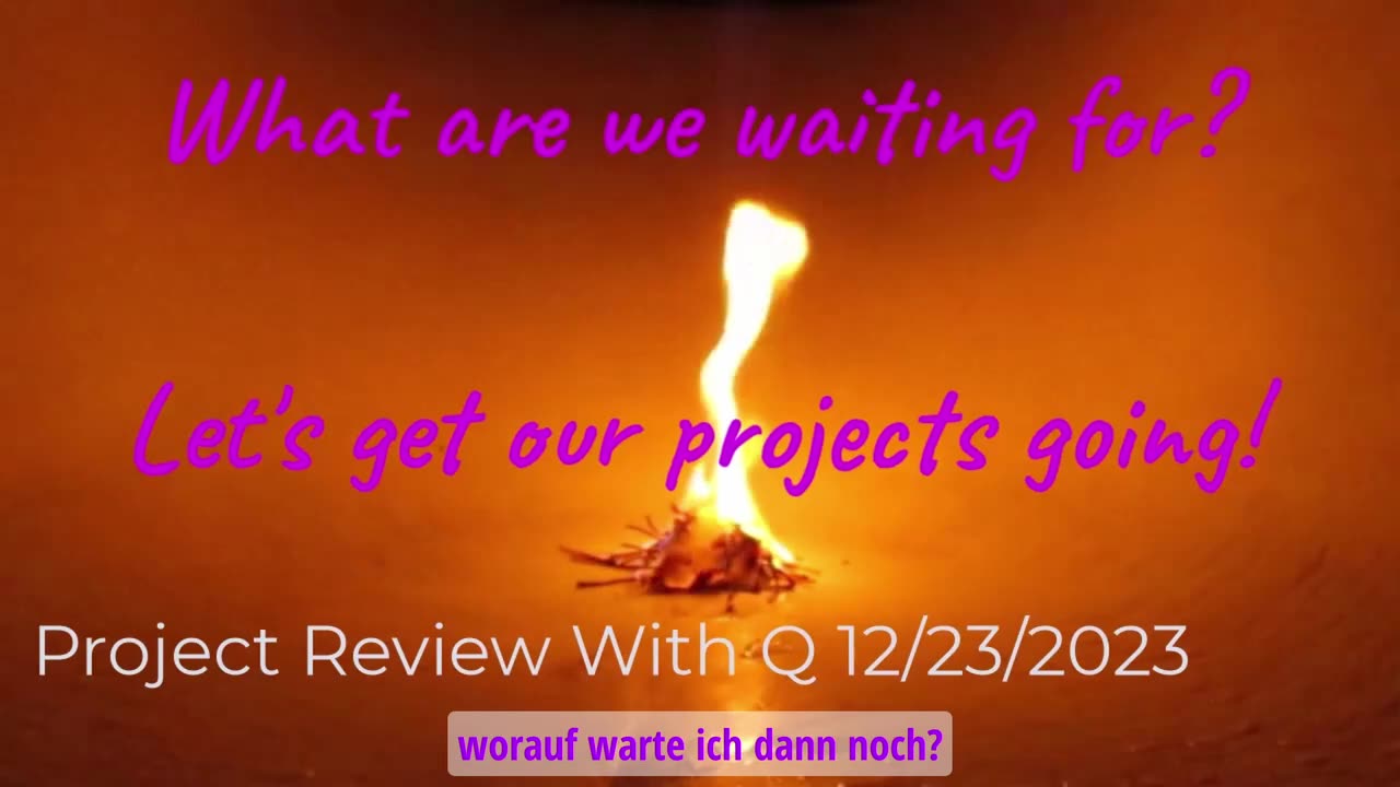 Worauf warten wir noch?! Bringen wir unsere Projekte in Gang!