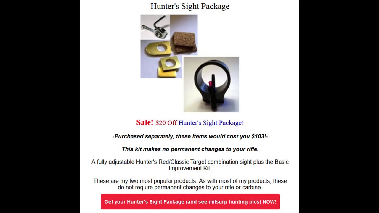 💥Hunter's Sight Package Sale at Smith Sights❗