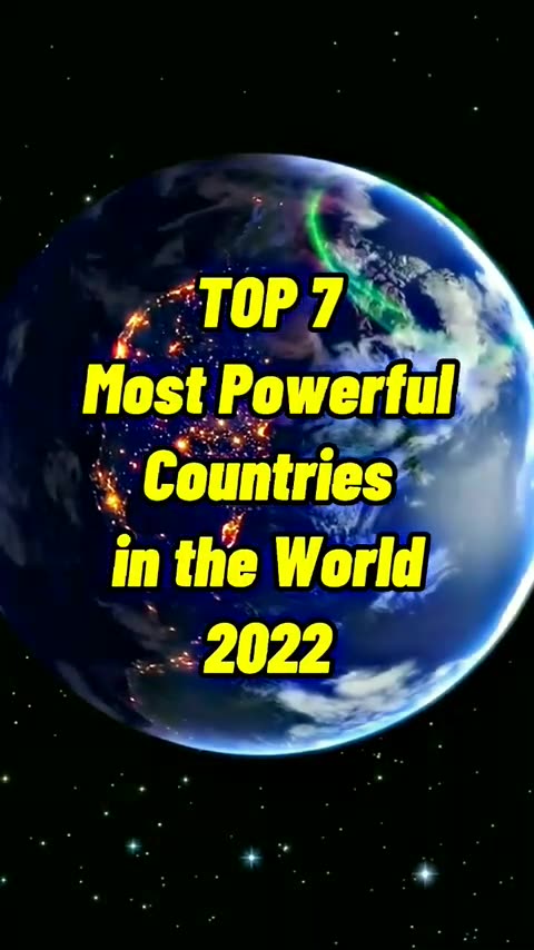 TOP 7 Most Powerful Countries in the World --_shorts _viral.