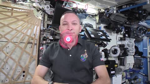 Fidget spinner spinning in space!