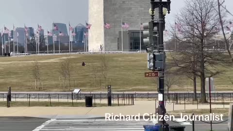 Motorcade and military in DC