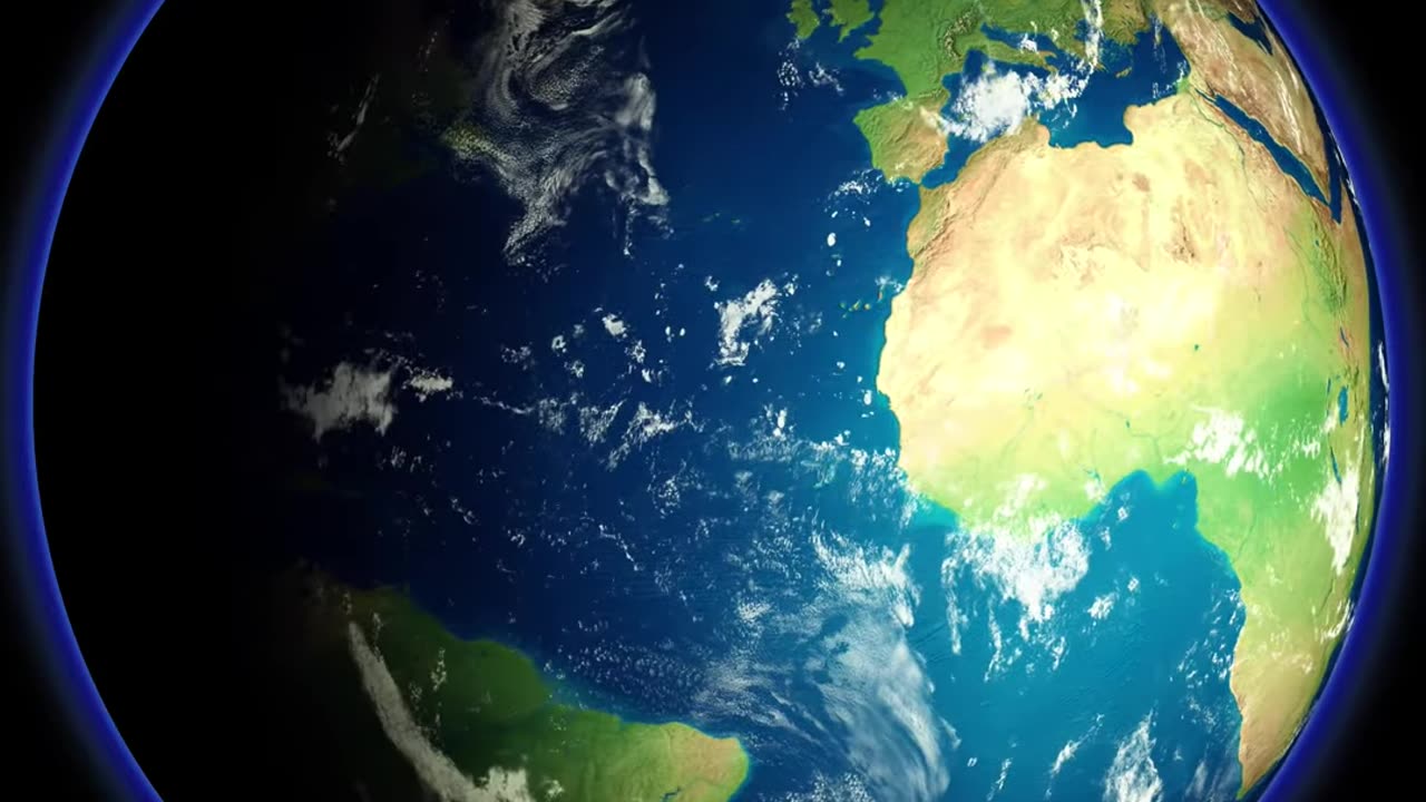 Amazing 4K Animation. Planet Earth