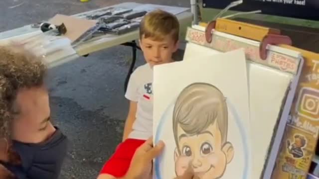 The boy's face is the best 🤣