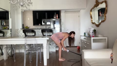 YouDri #6: Cleaning Sofa (in Lingerie) 