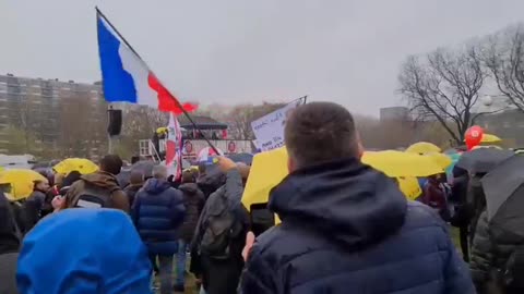Freedom protest in Utrecht, Netherlands 🇳🇱