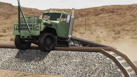 Train vs Giant Pit