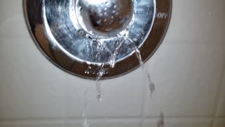 Leaking shower head and faucet