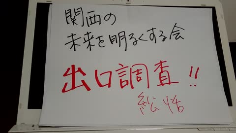 10月31日 選挙 出口調査 兵庫県 兵庫1区