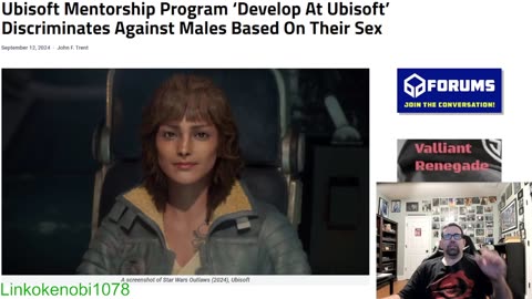 Ubisoft's program discriminates men based on their sex