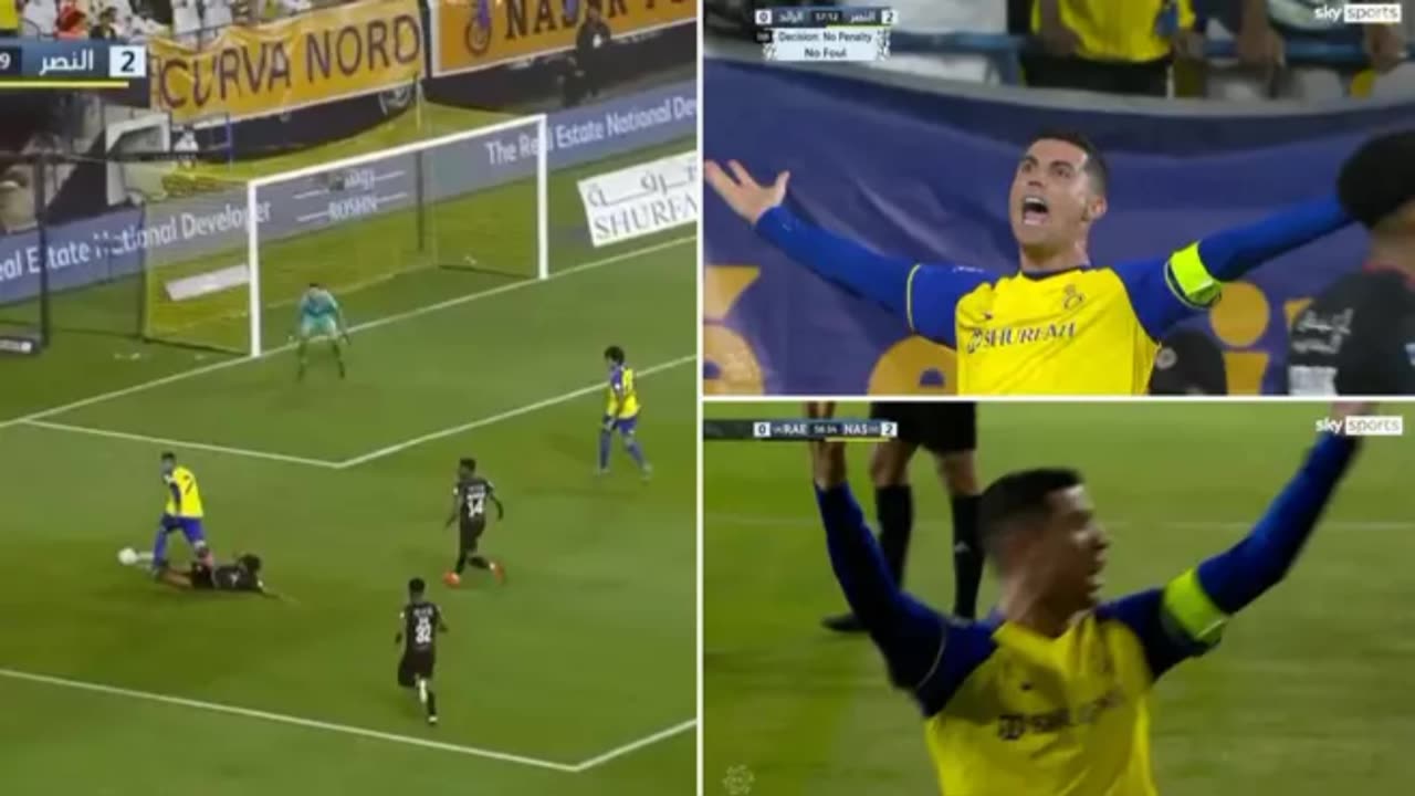 Cristiano Ronaldo wins penalty but tells the referee it wasn't a foul