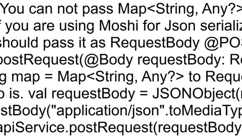 Kotlin Retrofit 2 langIllegalArgumentException Parameter type must not include a type variable or w