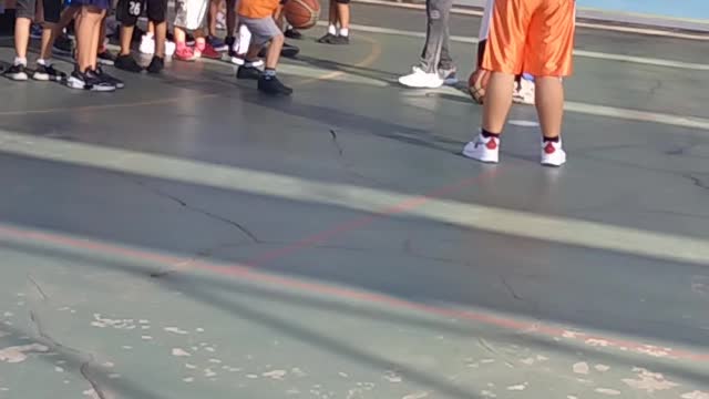 The First Basketball Training for kids after the long pandemic