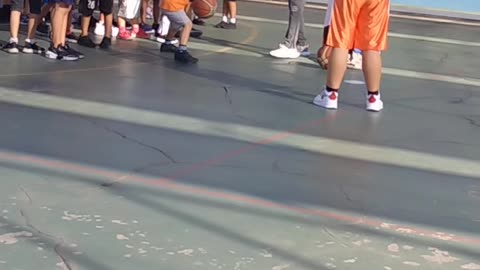 The First Basketball Training for kids after the long pandemic