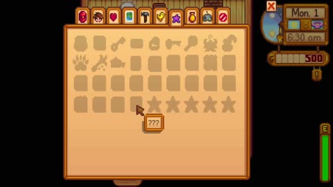 Special Items & Powers - Stardew Valley Menu Tab #8