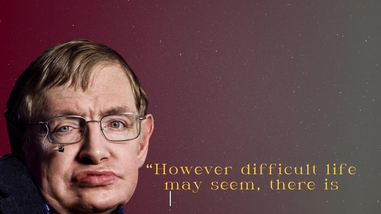 Way of success | Stephen Hawking | English