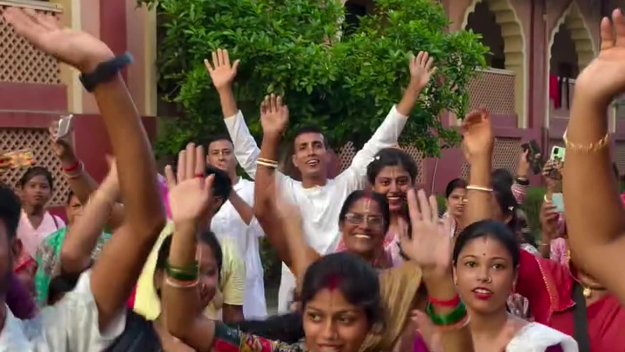 Harinam Sankirtan at Iskcon Mayapur, India July 2024