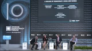 The moderator tries to silence Professor Jeffrey Sachs