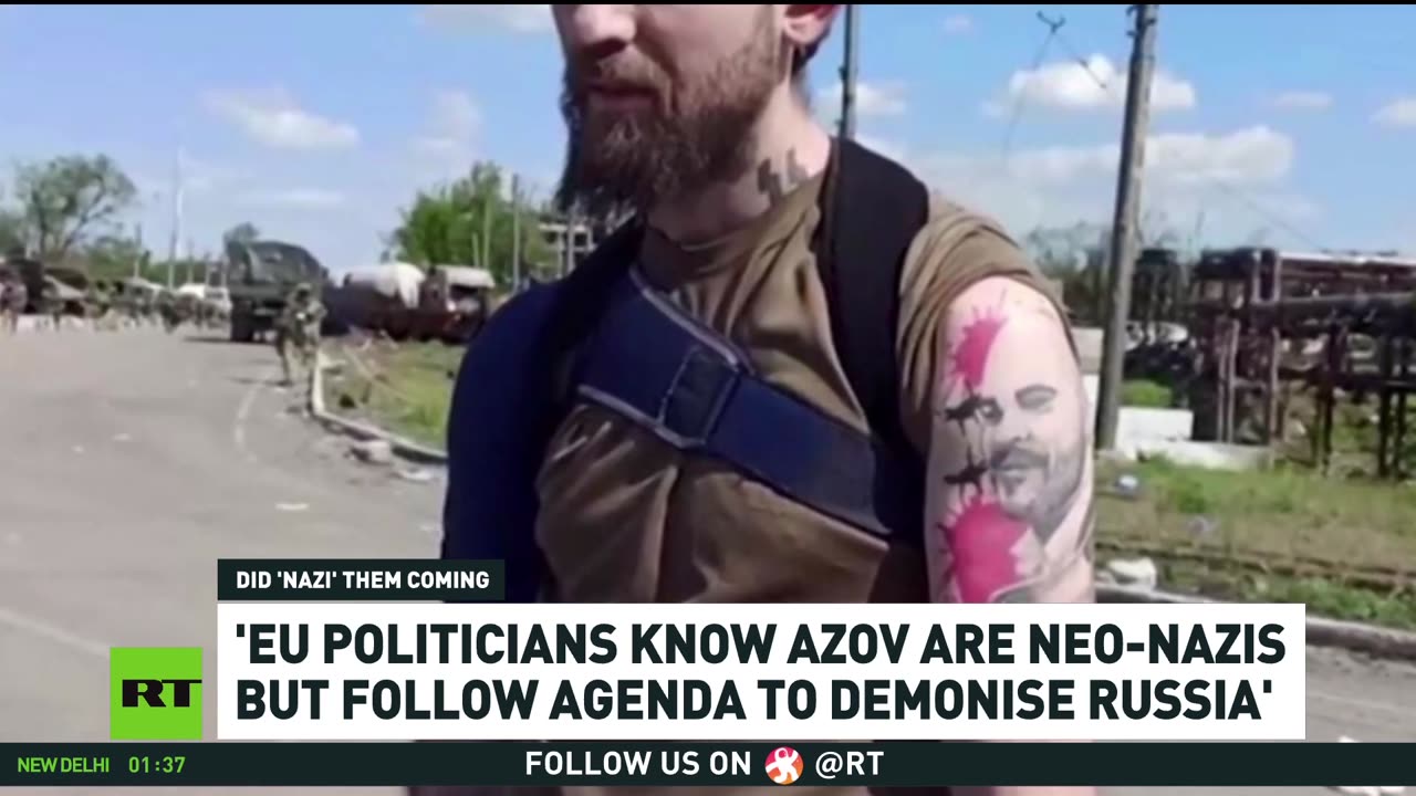 "EU politicians acknowledge azov are neo nazis"