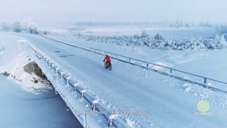 Man Cycles 250 Miles In Siberia In 4 Days In Minus 60