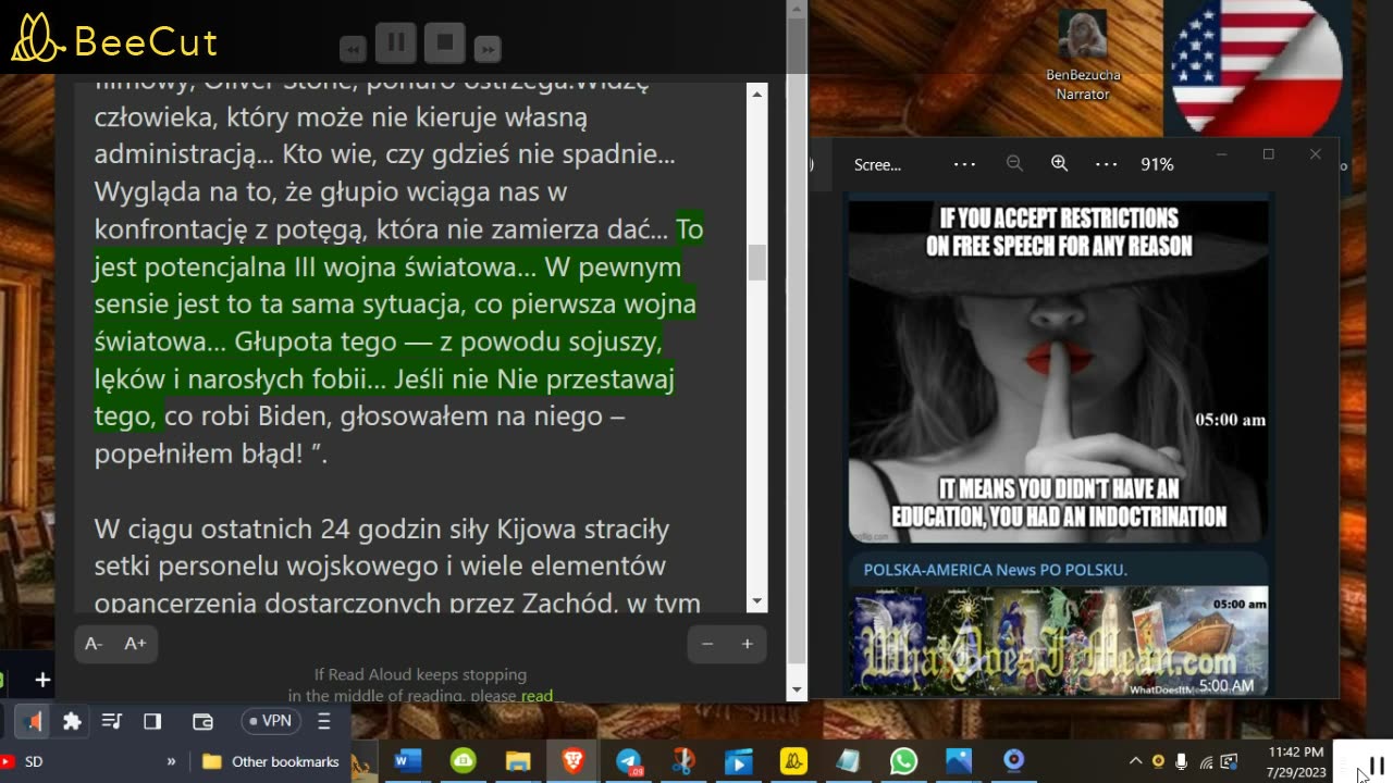 🔴Rosja Ostrzega , że „ świadomość nie odzwierciedla rzeczywistości ” , życia Kennedy'ego🔴