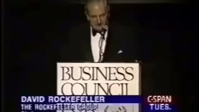 rockefeller talks about human population control