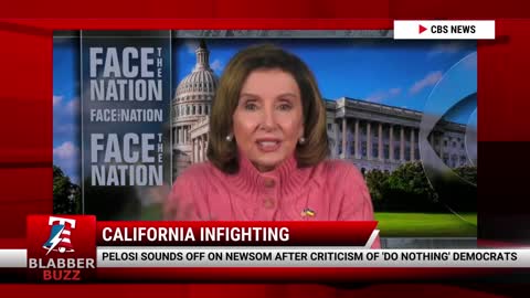 Pelosi Sounds Off On Newsom After Criticism of 'Do Nothing' Democrats