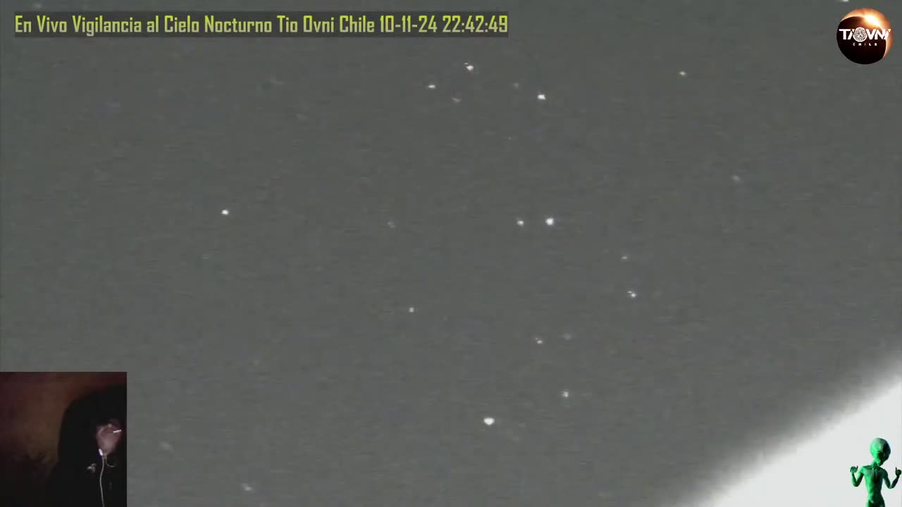 Live Night Sky Surveillance Tio Ovni Chile 10-11-24 | ufo sightings 2024 | ufo chile