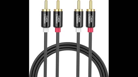 Review: RCA Cable, CableCreation 10FT 2RCA Male to 2RCA Stereo Audio Cable Gold-Plated Compatib...