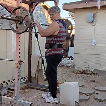 65 yrs old-MILITARY Press 137.5x5r🎥 THURSDAY NOV 60 total bodyweight pullups today