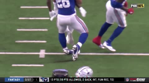 Saquon Barkley full Ankle injury sequence | NFL Week 5