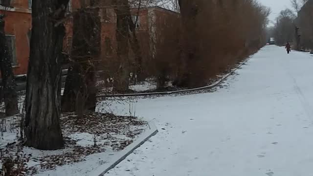 third-person winter landscape