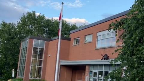 Ontario parents have gay flag removed