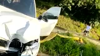 Video: grave accidente en la vía al aeropuerto la mañana de este miércoles