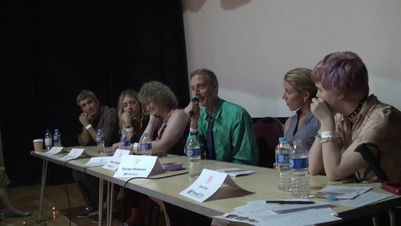 Totnes Devon England Gay LGBTQIA+ Pride 2014. Pride Question time Part 3.