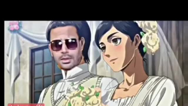 attack on titan funny video