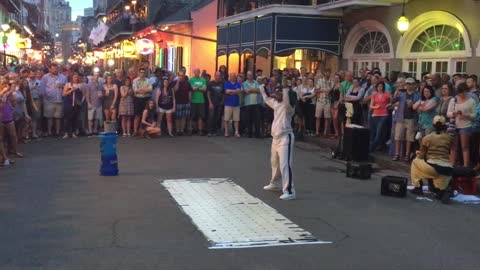 Breakdancing To UpTown Funk By Bruno Mars In New Orleans