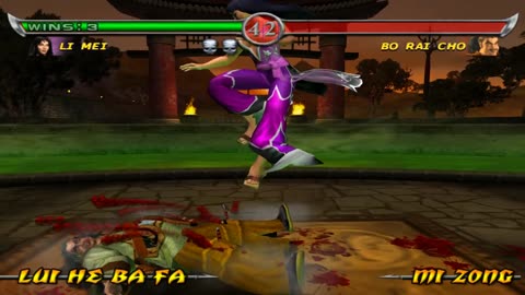 Mortal Kombat Deadly Alliance - Li Mei Playthrough on PS2