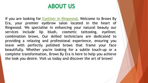 If you are looking for Eyeliner in Ringwood