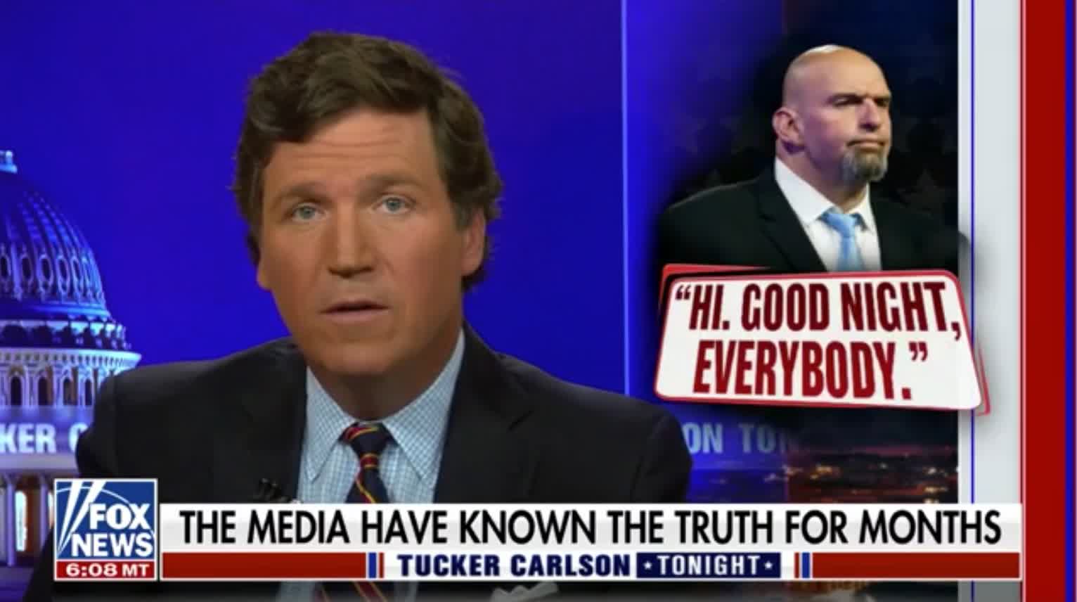 Tucker Carlson on Fetterman's debate performance