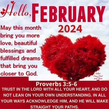 New Month of Blessings (February 2024): Embracing Abundance, Grace, and Favor #youtubeshorts #jesus