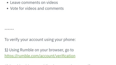 How does Rumble Verify Account for cashing out!