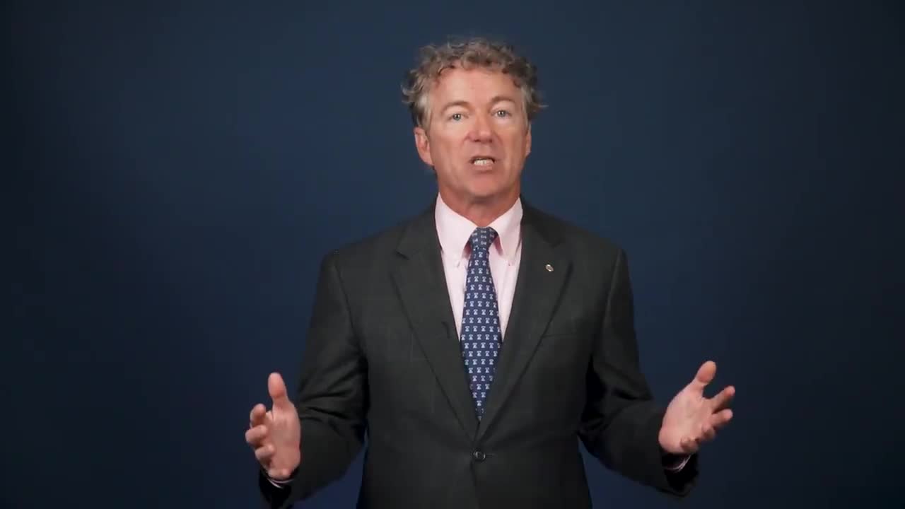 Senator Rand Paul Calls For Citizens To Say No To Covid-19 Masks and Vaccines