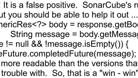 try to fix SonarQube bug A quotNullPointerExceptionquot could be thrown